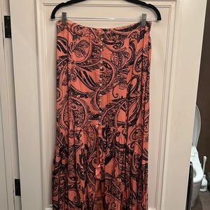 Free People maxi with cute front slit!